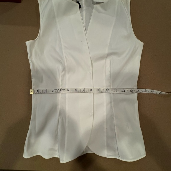 Akris Architecture Collection Stand-collar Blouse in White- Size 2 - NWT - Picture 14 of 16